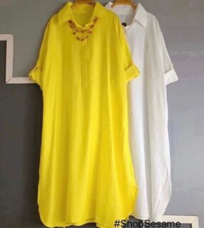 Brightening up your Monday with this easy breezy Candy Color Shirt Dress!! Pop of color & comfy Pure Cotton Fabric for your day outings, Under ₹1800/- only 💛🤍💗🖤💚🤎
#yellow #black #white #coffee #pink #shirt #dress #summer #mondaymotivation #ootd #style #love #fashion #streetstyle #instapic #delhi #india #toronto #canada #onlineshopping #shopping #order #shopnow #shopsesame